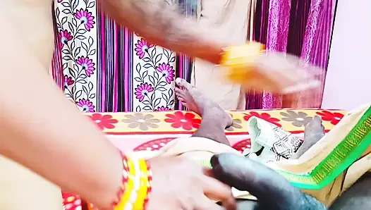 Indische sexy sari-tochter fickt schwiegervater Telugu Dirtytalk.