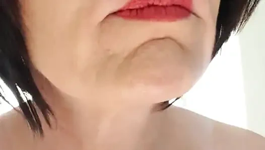 Nude run in the office with squirt