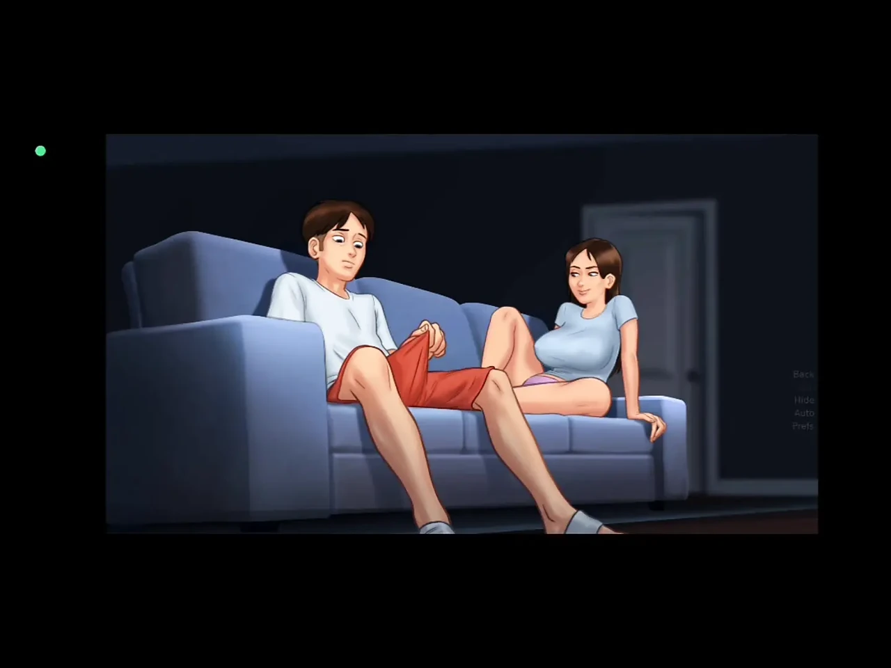 Jenny Caught Masturbating on Sofa – Night Scene Compilation