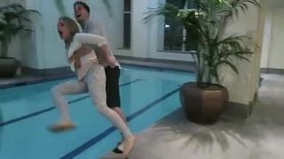 PvP Jeana gets thrown in the pool twice