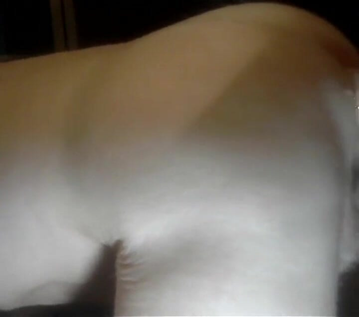 10 Inch Dildo Balls Deep in My Ass