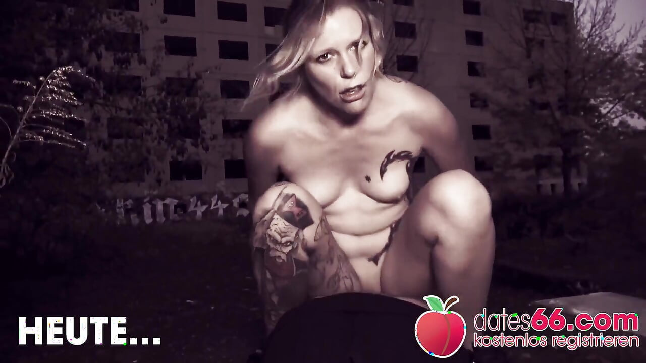 Blonde Claudia Swea screwed in the middle of Berlin!