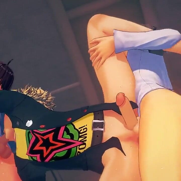 Persona 5 Yaoi - Ο Ryuji Sakamoto στη μέση ενός τρίο