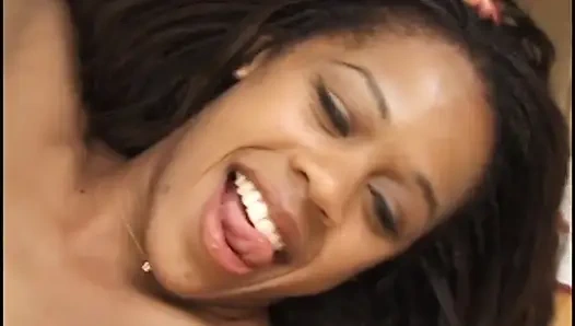 Черная волосатая киска, черный член, винтажный секс