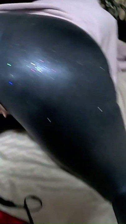 Brown Leather Dominant Wife Lookalike Twist. Deepthroat, Doggy and Creampie | Clip 1