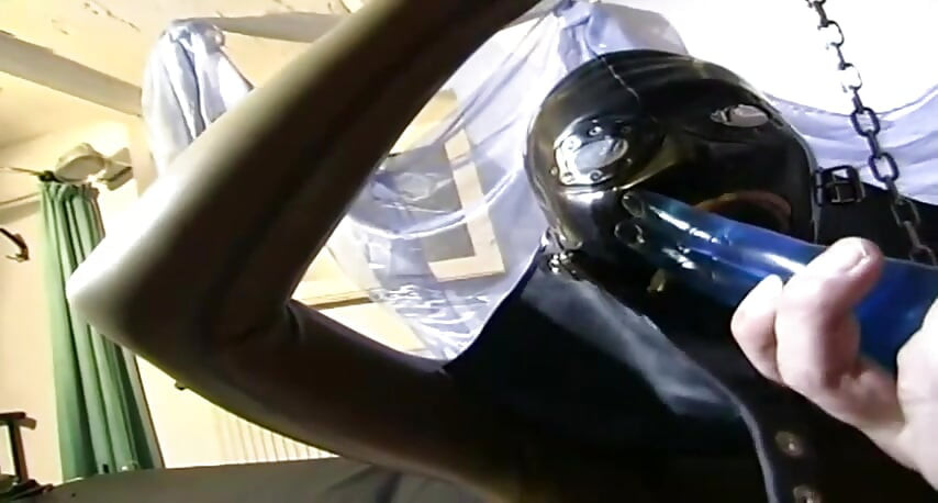 Bdsm action with masked chick