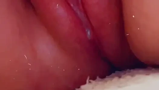 Real pulsating woman orgasm