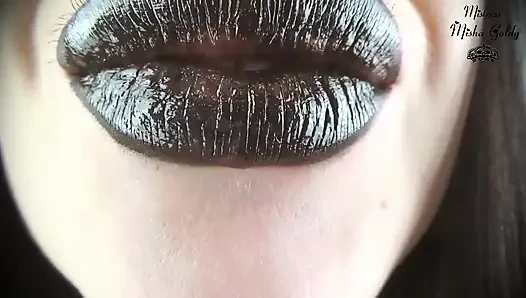 Schwarze lippen necken, wichsanleitung