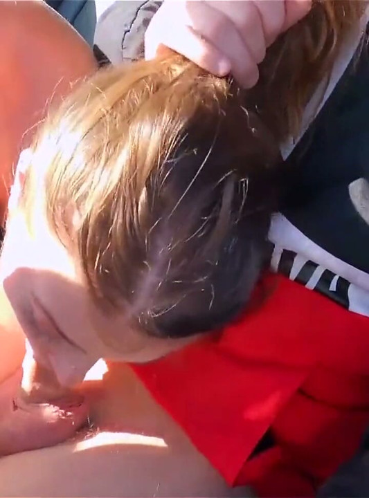 Real Russian Teenager Hitchhiker Girl Agreed to Make Deepthroat Blowjob Stranger for Cash and Swallowed Cum - Mihanika69 and Mic