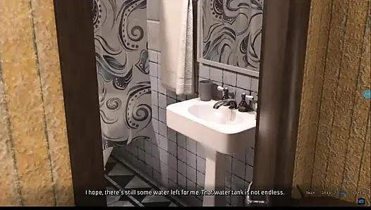 Gates motel #1: someone looked at Rose while she was shaving her pussy