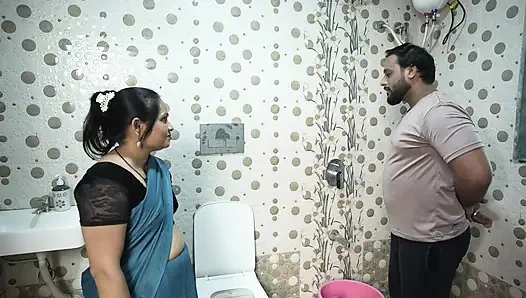 Hot Desi Indian Plumber Sex With Home Owner Bhabhi with huge 8 inch cock