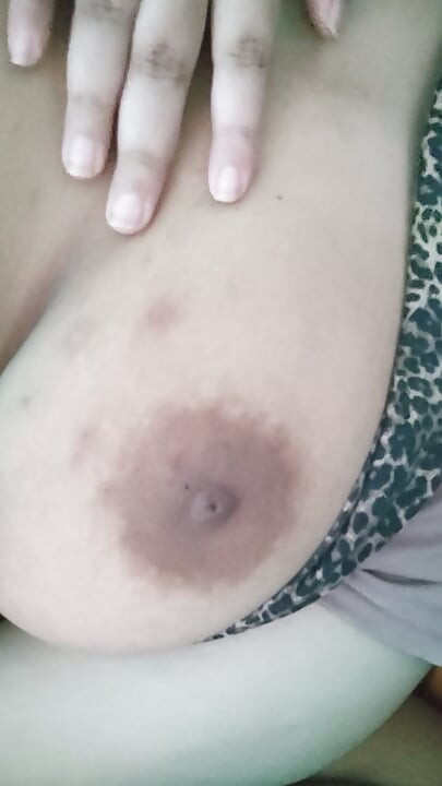I recorded when Boudi Taking Rest - Big Boob