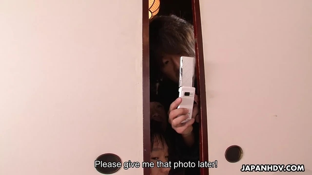Japanese honey Yuuno Hoshi is masturbating, uncensored