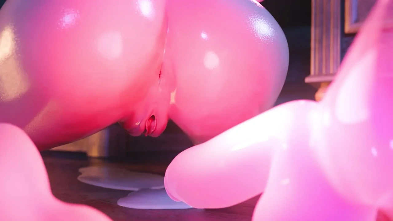 Delicate Perv Babe Pushed to Her Limits by Twin Magic Dildos - 3D Sex Animation(2025)
