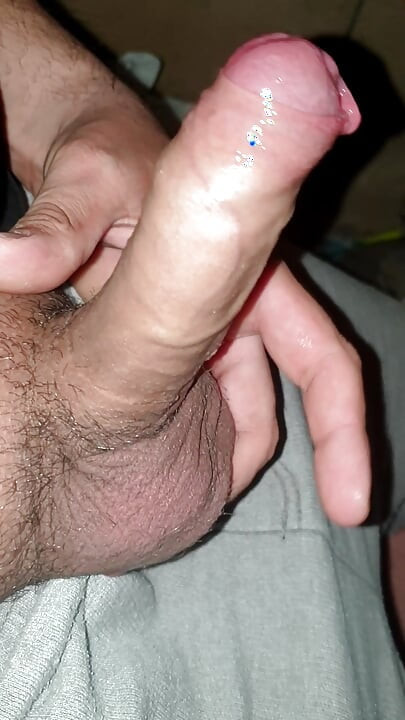 Look how my dick grows, Stroking my cock until I Cum
