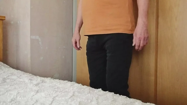 undressing to my cock