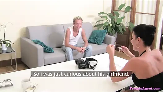 Female Agent - Punk Rocker Fucks Agent's Pussy Hard and Leaves Cum on Her Ass