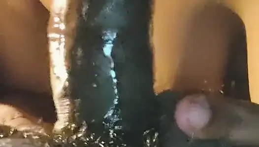 Deep throat blowjob with cum shot ..
