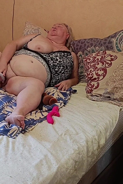 Girlfriend with Big Hairy Cunt Masturbates with Toys