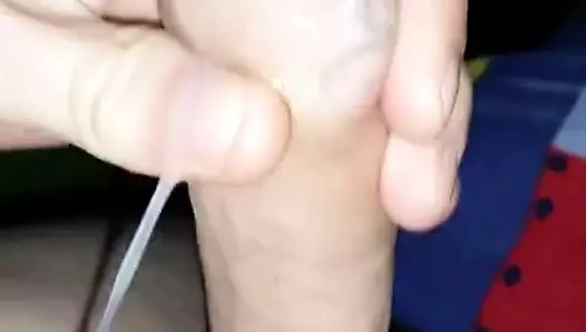 Laura beim abspritzen