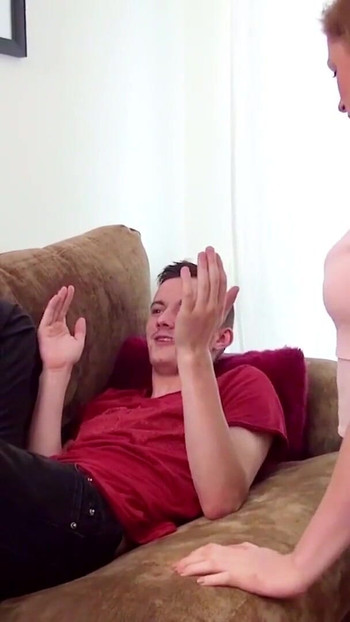 Memorable moment from "GINGER STEPSISTER PARIS TRICKED BROTHER TO FUCK WHEN ALONE"