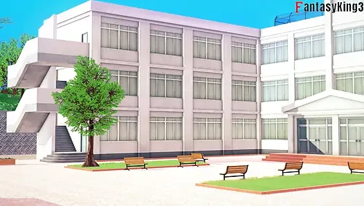 Android 18 menggoda Gohan di universitas - Serial Zex Dragon Ball