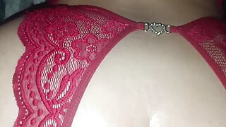 Caught mistress playing with toys