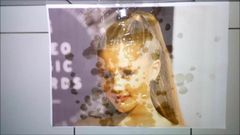 Трибьют спермы - Ariana Grande получает камшот на лицо