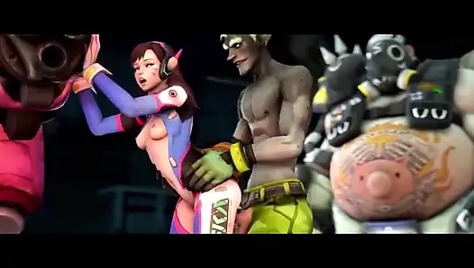 Junkrat Fucks Hard D.va