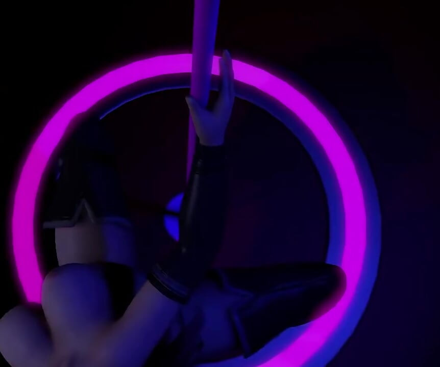 Red Hot Succubus Demon Girl Pole Dancing - 3D Porn