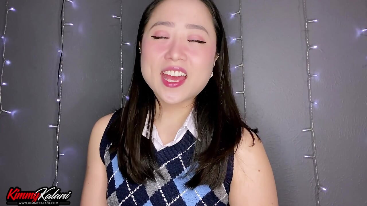 Asian Schoolgirl Sits on Your Face