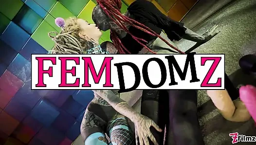 Heavily tattooed trans Lily Lu gets anal fisted