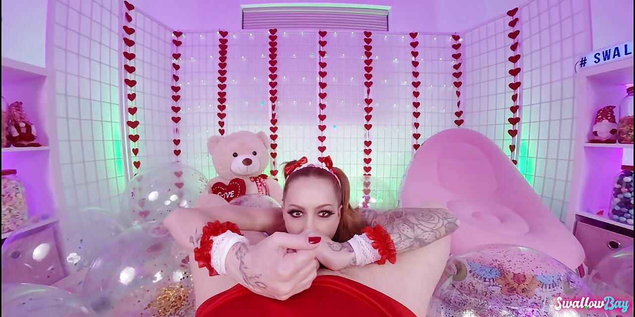Horny Redhead Kendra Cole Gives Sloppy Valentine's Blowjob