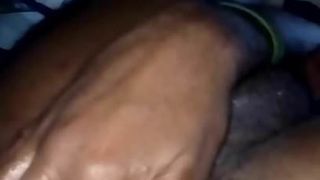 Finger on straight male booty and masturbation
