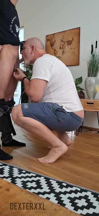 Daddy Get Fucked From Sexy Young Guy