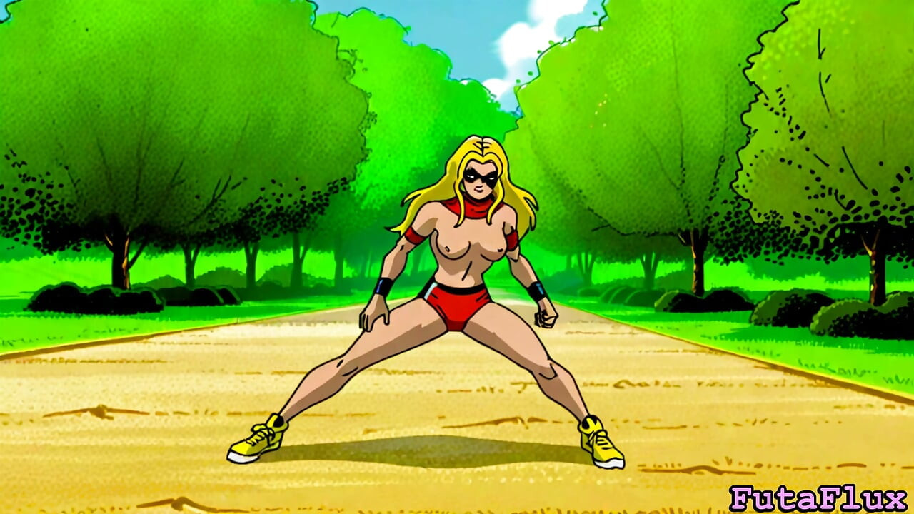 Futanari Carol Danvers - Masturbando, Gozadas, Selfsucking e muito mais!
