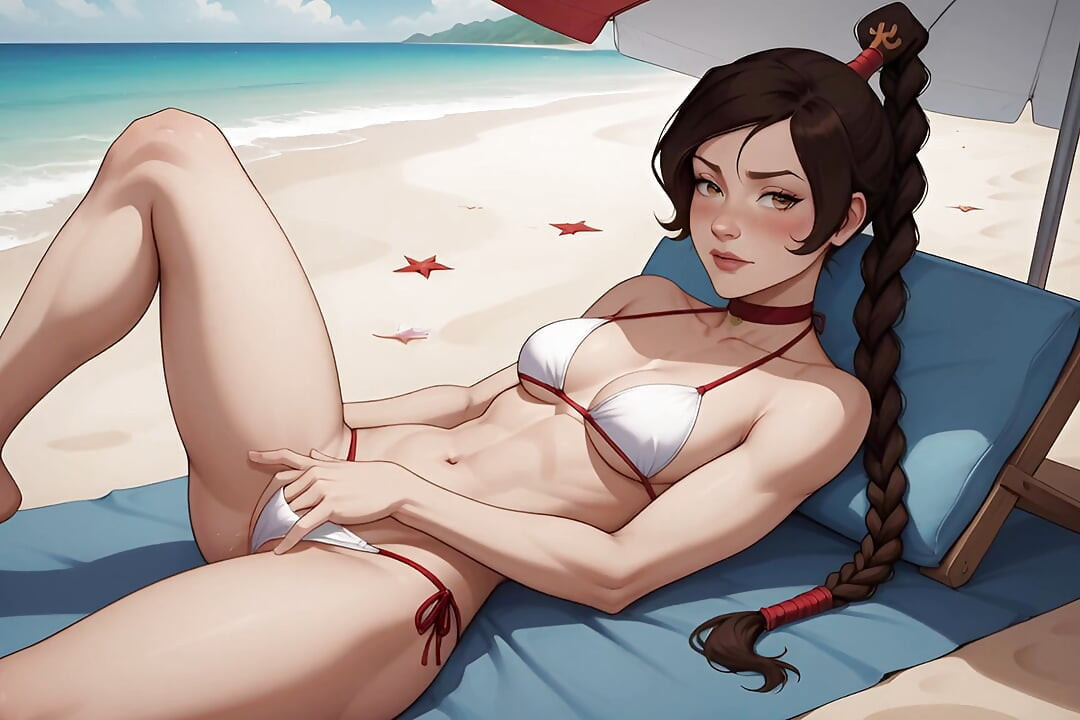 Tai Lee Has Sex with Avatar on the Beach