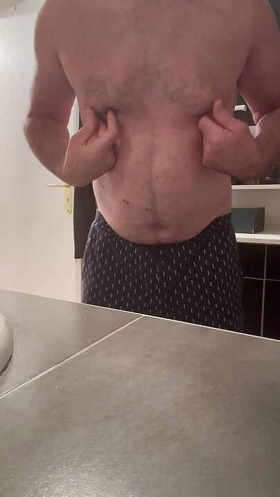 CUMMING IN THE BATHROOM WITH MY UNCUT