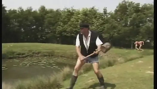 Приятный двухцветный член