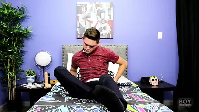 Michael Klein Pleases Himself And Rides His Massive Dildo