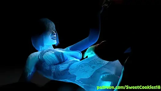 Master Chief has rough sex with Cortana