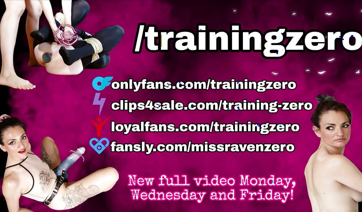 Training Zero Femdom Slave Cumshot Cum Eating Instruction & Cattle Prod Punishment