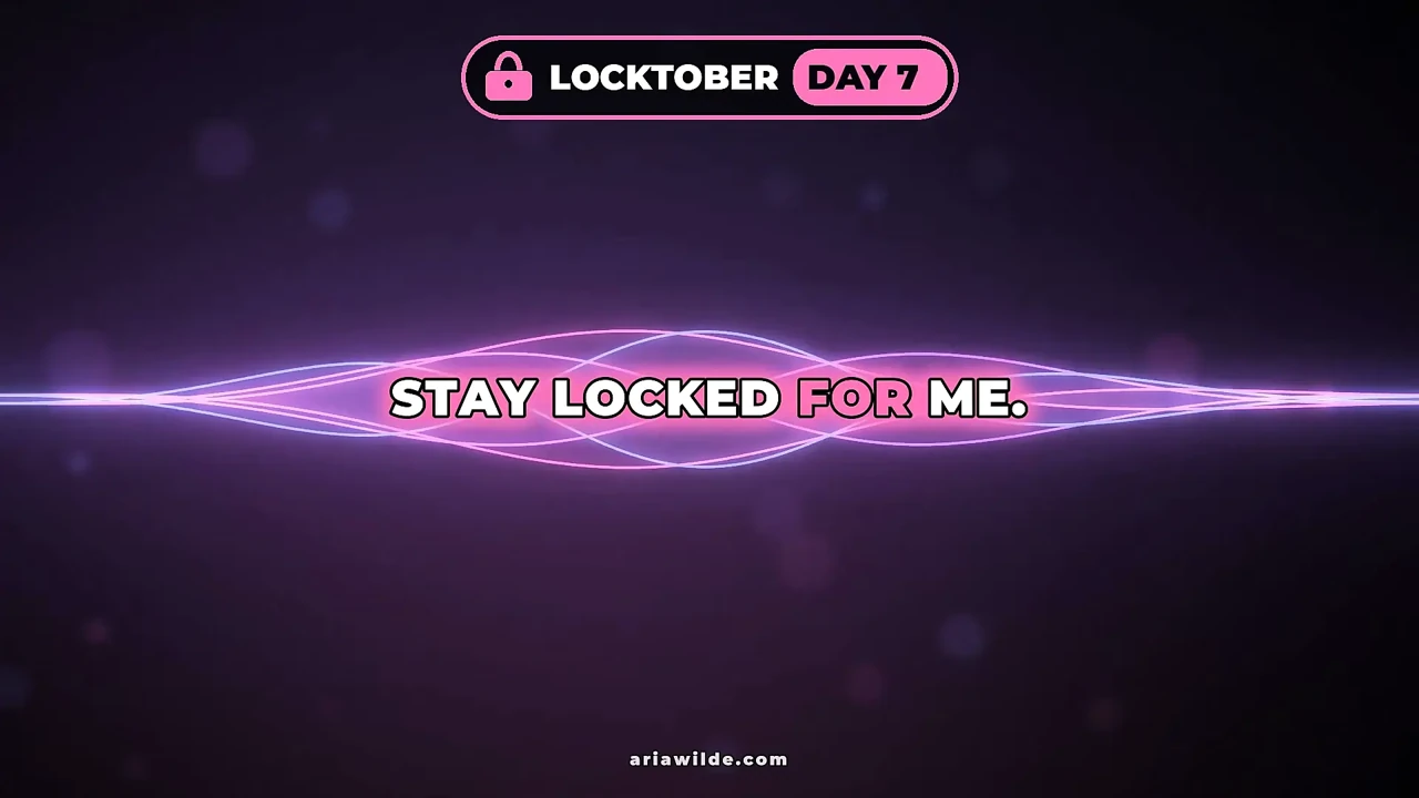 Locktober Day 7 Chastity Cage Locktober Denial Edging
