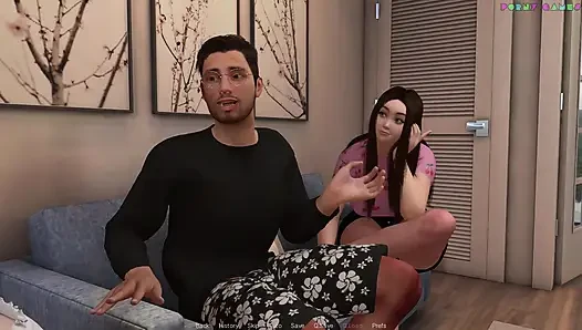 Beyaz köpüklü arkadaş canlısı ev hanımı - bloktaki yeni komşular, yeni bir adama ihtiyacı olan azgın orta yaşlı seksi kadın 1