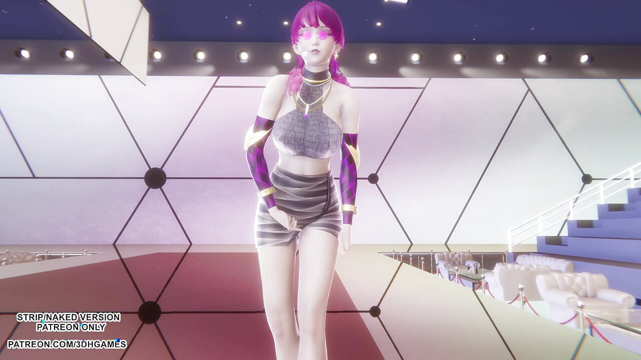 MMD MAMAMOO - Starry Night Evelynn Sexy Kpop Dance League of Legends Hentai không kiểm duyệt 4k 60FPS