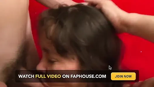 Tante girang berbulu menelan air mani 4515 3