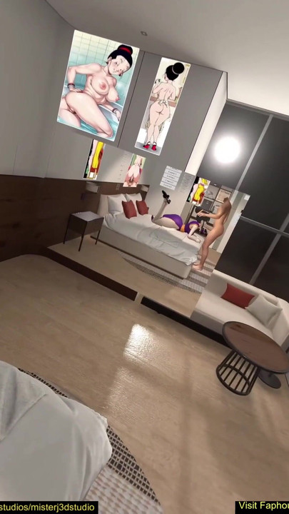 Chi-chi traindo em motel com estranho em primeiro plano | Clipe 2