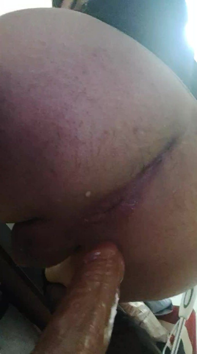 Anal with dildo