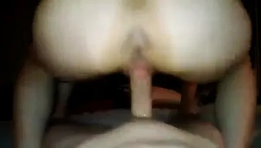 Big ass MILF riding a cock
