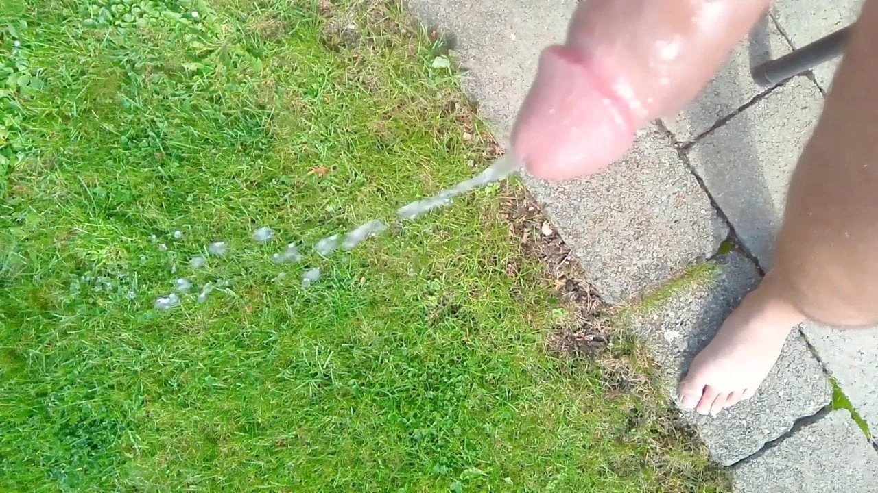 Pee in the garden